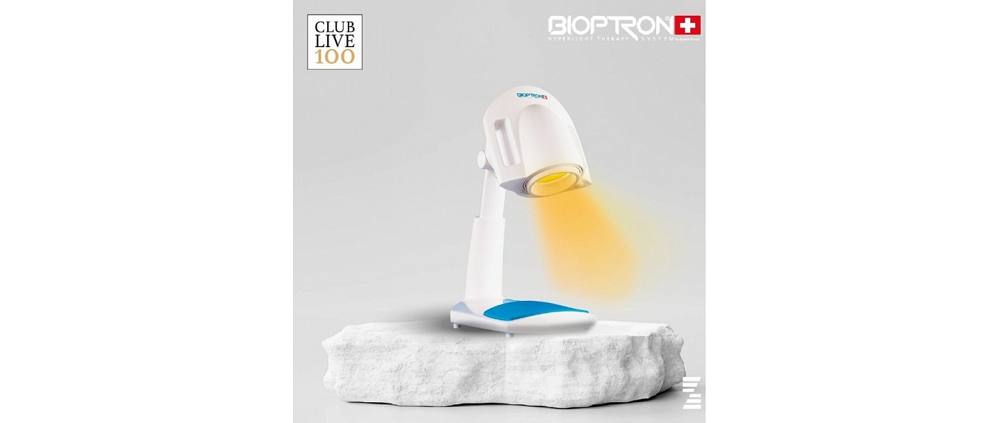 Kvantu hipergaisma Bioptron matu un galvas ādas slimībām